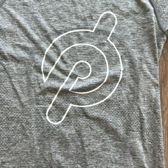 Lululemon X Peloton Swiftly Tech Crew Short Sleeve Shirt Slate & White Size 4 - Picture 2 of 6